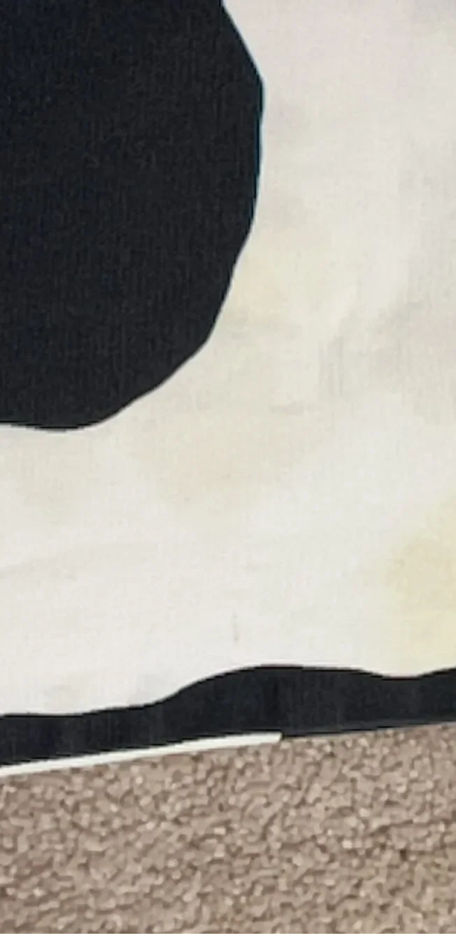 Black & White Cow Print Cotton Pillow Cover 20 in